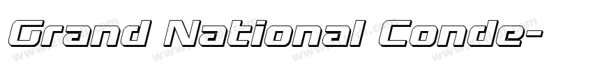 Grand National Conde字体转换